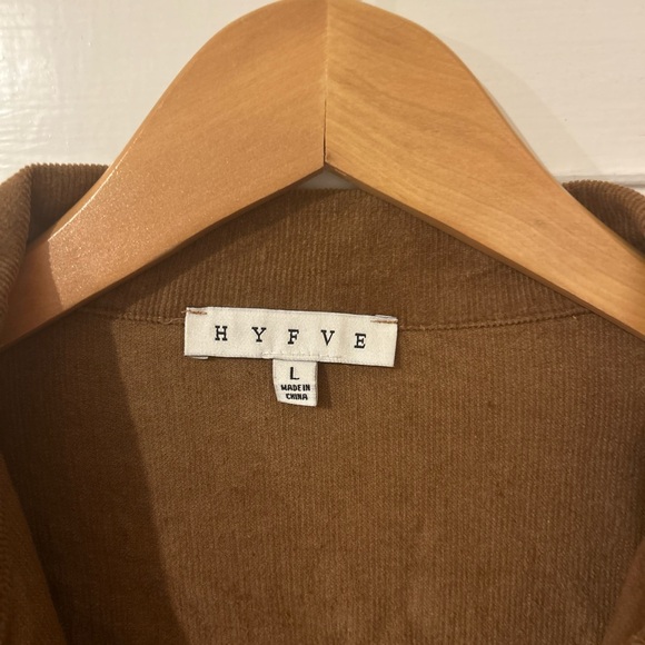 HYFVE Brown Utility Jacket with Casual Design and Full-Length Sleeves - Picture 2 of 7